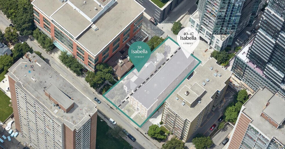 40 Isabella St, Toronto, ON à vendre - Aérien – Image 2 sur 2