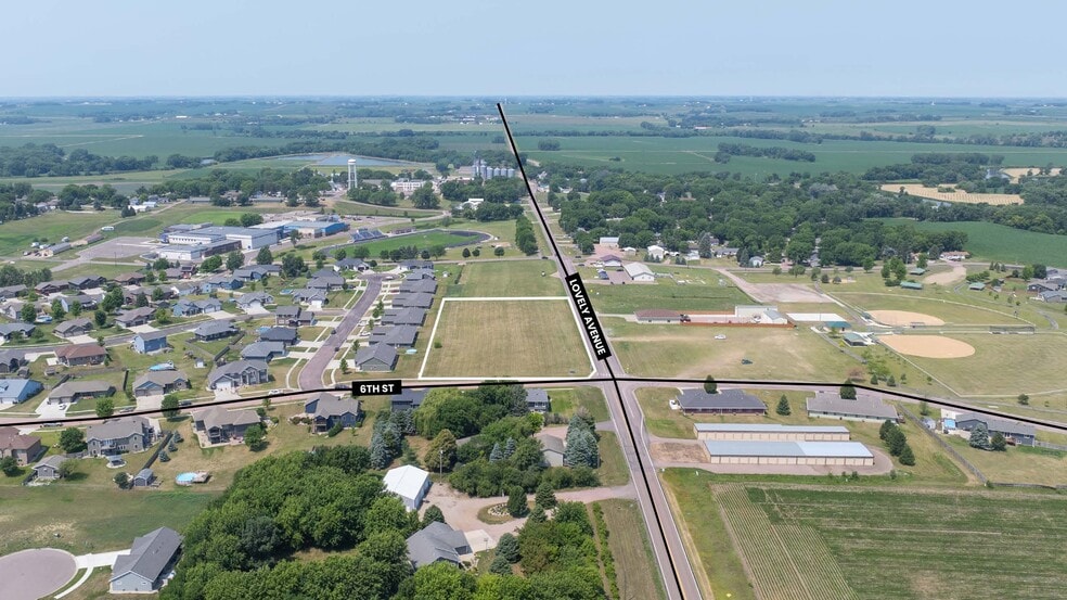 400 S 6th St, Baltic, SD à vendre - Aérien – Image 2 sur 2