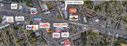 9930 Evergreen Way, Everett, WA - VUE AÉRIENNE  vue de carte