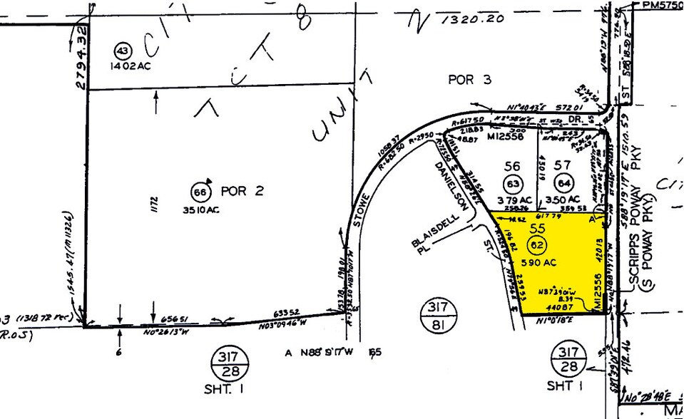 13851 Danielson St, Poway, CA à louer - Plan cadastral – Image 2 sur 16