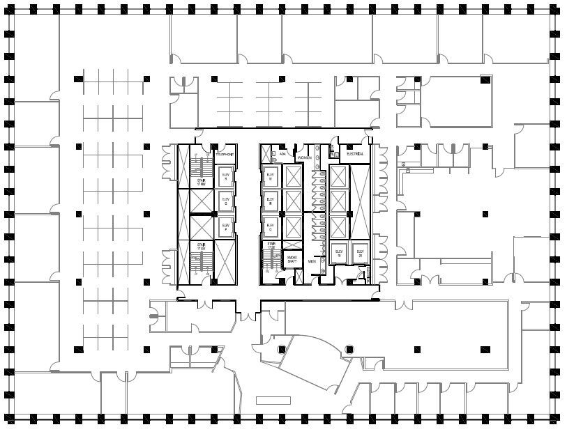 222 S Riverside Plz, Chicago, IL à louer Plan d’étage– Image 1 sur 2