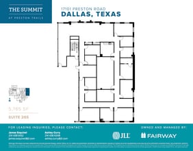 17101 Preston Rd, Dallas, TX à louer Plan d’étage– Image 1 sur 1