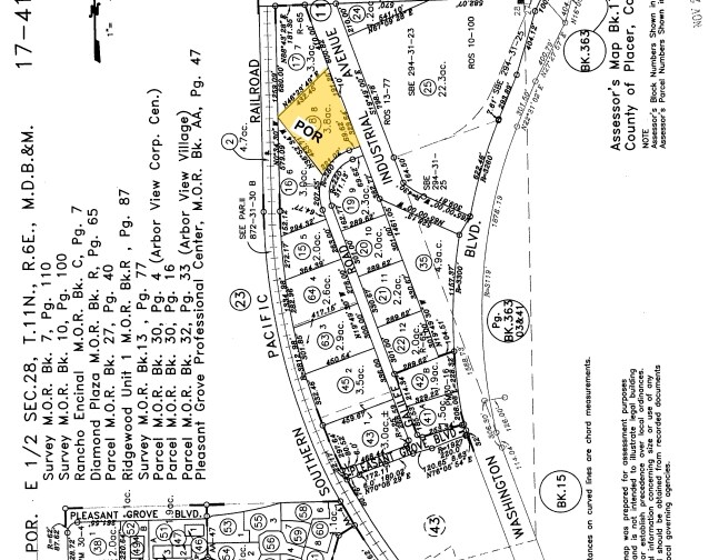 7641 Galilee Rd, Roseville, CA à louer - Plan cadastral – Image 2 sur 9