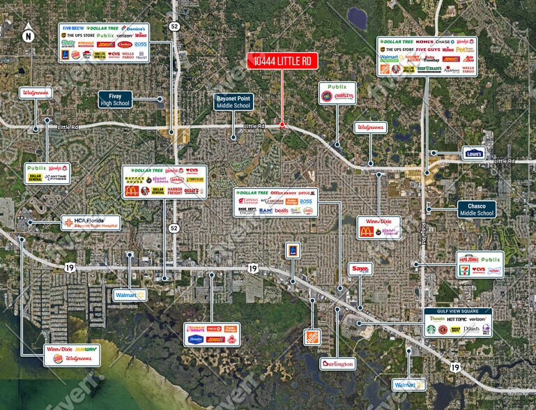 10444 Little Rd, New Port Richey, FL à vendre - Aérien – Image 2 sur 4