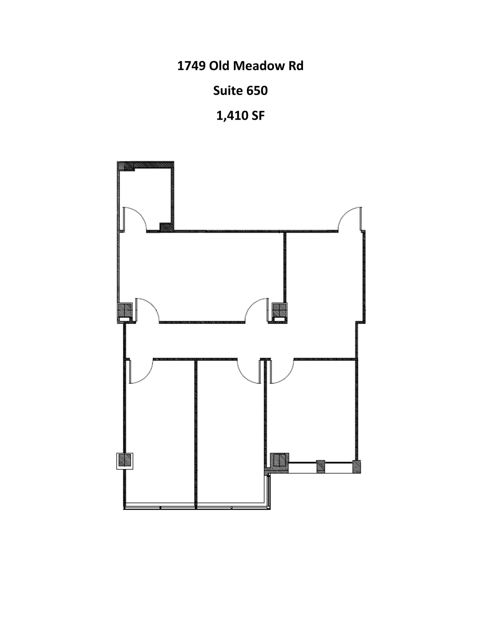 1749 Old Meadow Rd, McLean, VA à louer Plan de site– Image 1 sur 2