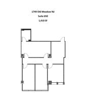 1749 Old Meadow Rd, McLean, VA à louer Plan de site– Image 1 sur 2