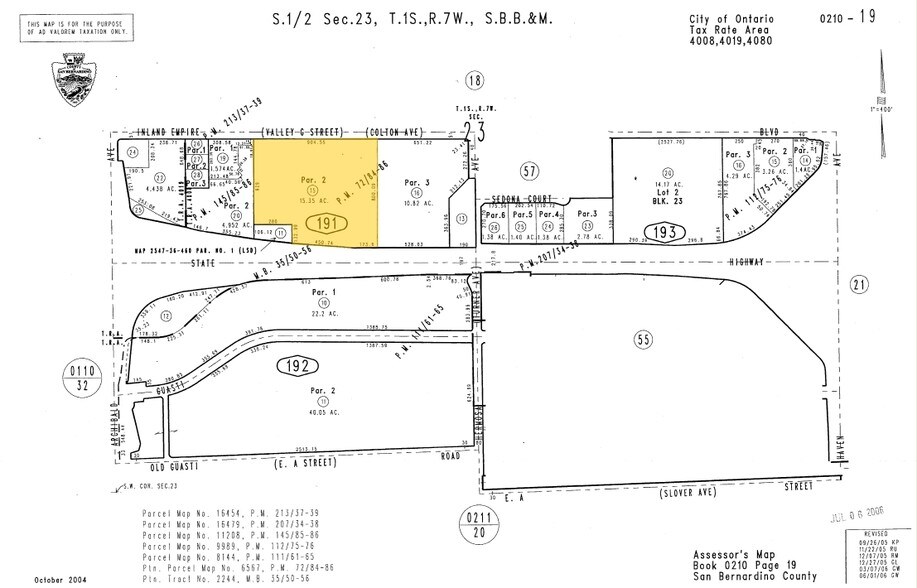 2910 Inland Empire Blvd, Ontario, CA à louer - Plan cadastral – Image 2 sur 17