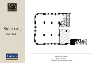 333 N Michigan Ave, Chicago, IL à louer Plan d’étage– Image 1 sur 1