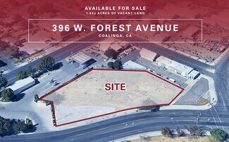 Plus de détails pour 396 W Forest Ave, Coalinga, CA - Terrain à vendre