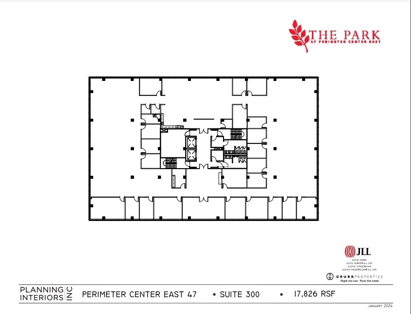 47 Perimeter Ctr E, Atlanta, GA à louer Plan d’étage– Image 1 sur 1