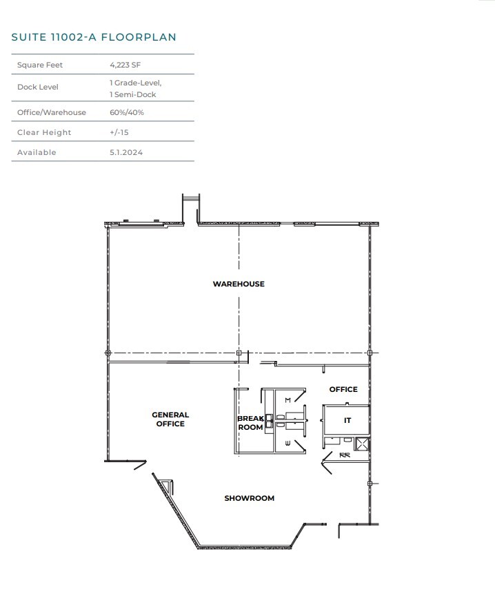 11000-11006 Metric Blvd, Austin, TX à louer Plan d’étage– Image 1 sur 1