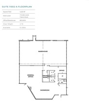 11000-11006 Metric Blvd, Austin, TX à louer Plan d’étage– Image 1 sur 1