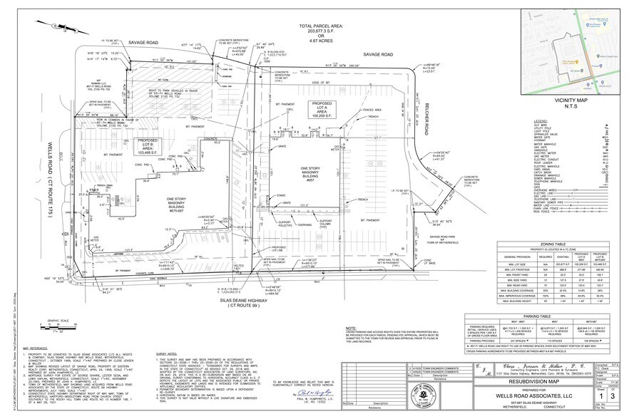 657 Silas Deane Hwy, Wethersfield, CT à louer - Plan de site – Image 3 sur 3