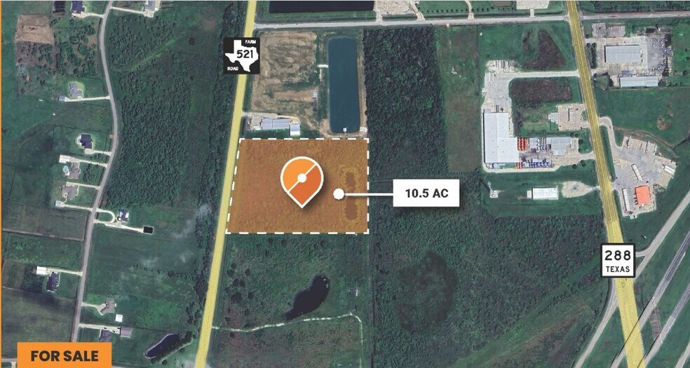 0 Fm 521 Rd, Angleton, TX à vendre - Aérien – Image 1 sur 3