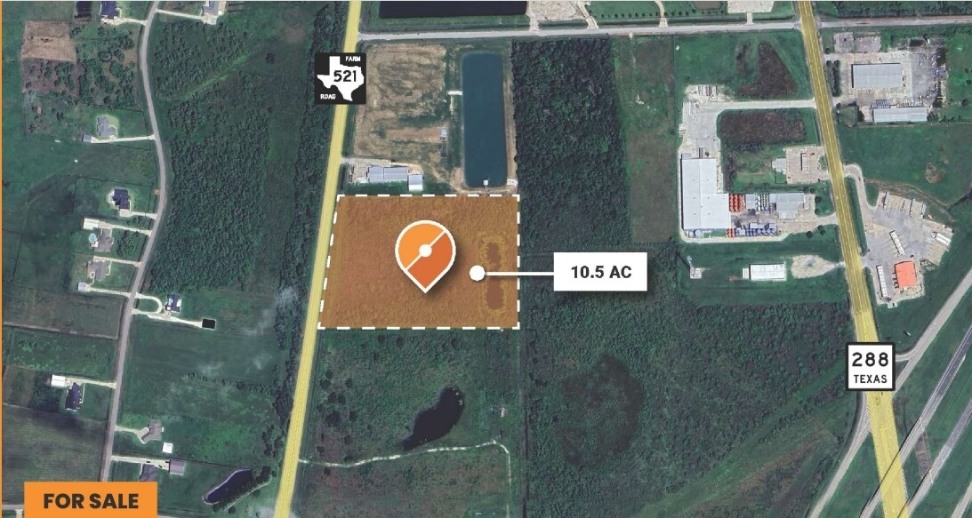 0 Fm 521 Rd, Angleton, TX à vendre Aérien– Image 1 sur 4