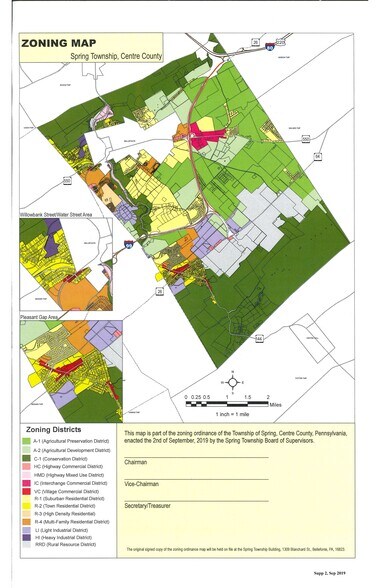768 Allegheny, Bellefonte, PA à vendre - Plan de site – Image 2 sur 3
