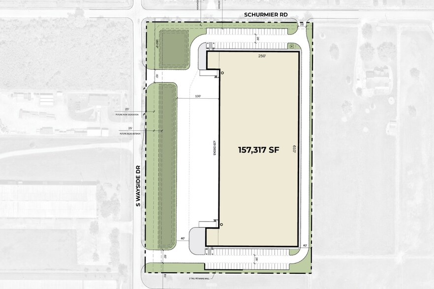 5932 Schurmier Rd, Houston, TX à louer - Plan de site – Image 3 sur 3