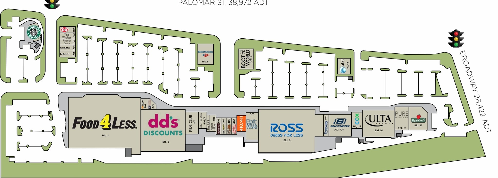 610-680 Palomar St, Chula Vista, CA à louer Plan de site– Image 1 sur 1