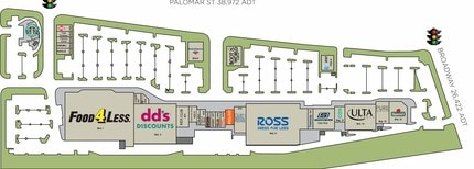 610-680 Palomar St, Chula Vista, CA à louer Plan de site– Image 1 sur 1