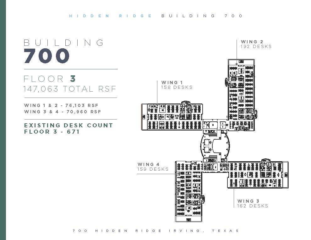 700 Hidden Rdg, Irving, TX à louer Plan d’étage– Image 1 sur 1