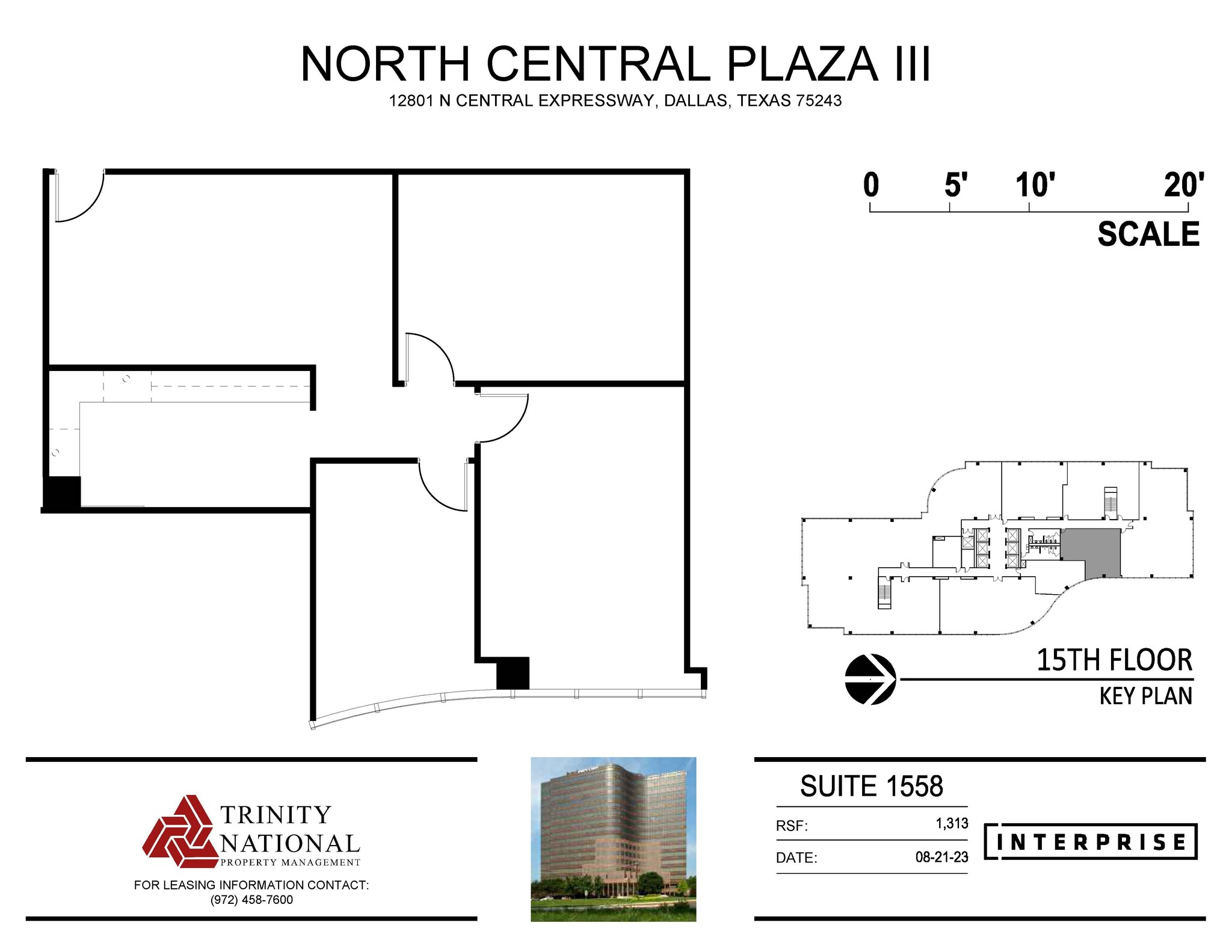 12801 N Central Expy, Dallas, TX à louer Plan d’étage– Image 1 sur 1