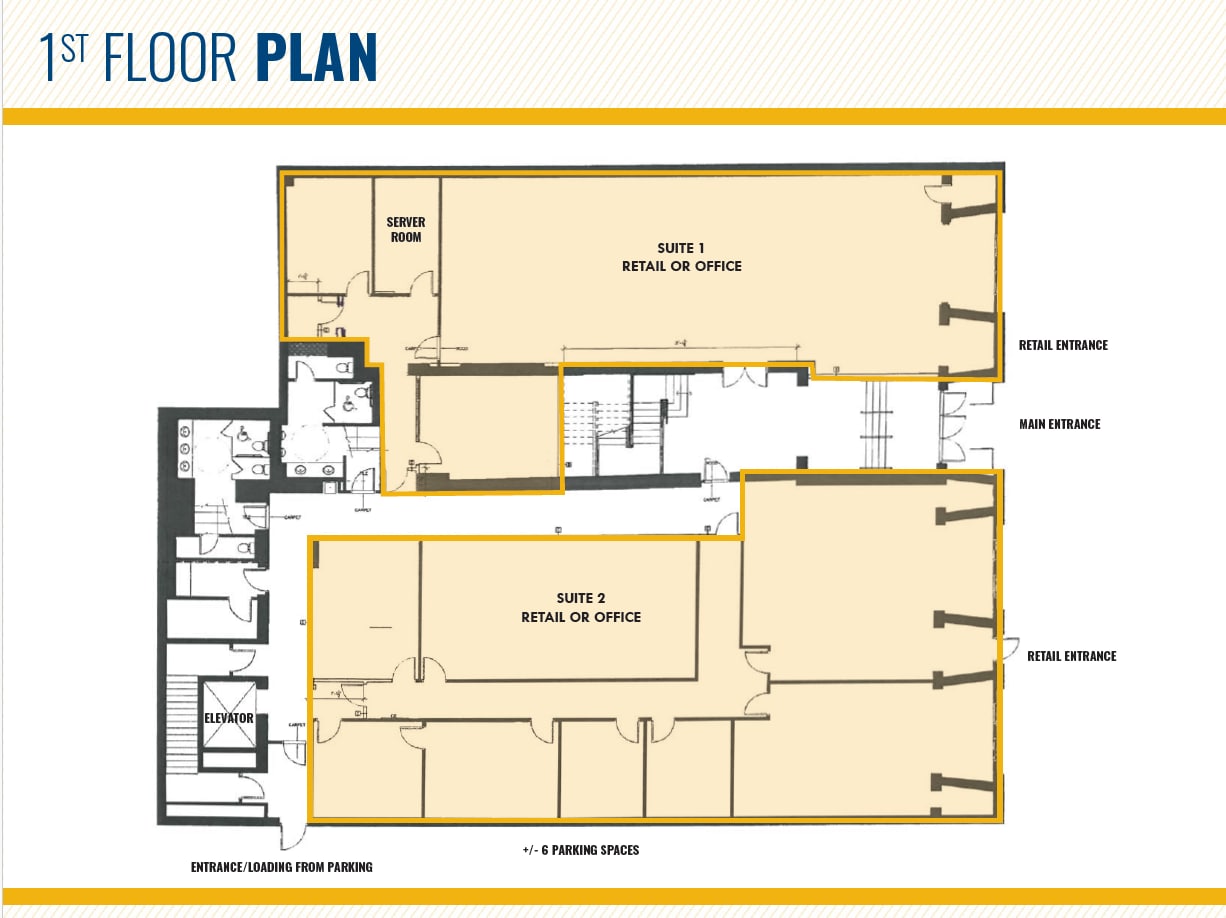 6-14 S Gay St, Baltimore, MD à vendre Plan d’étage– Image 1 sur 8