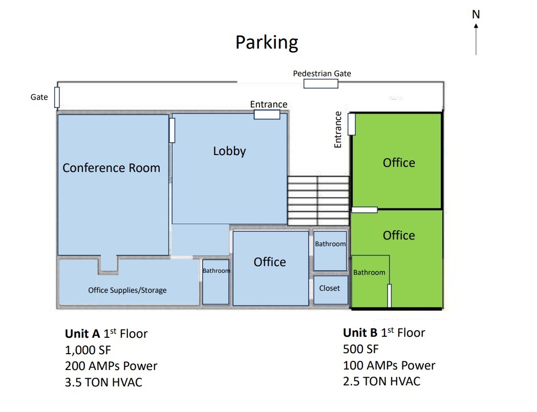 5500 E Washington Blvd, Commerce, CA à louer Plan d’étage– Image 1 sur 1