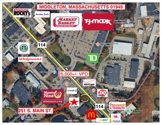 Plus de détails pour 251 S Main St, Middleton, MA - Local commercial à louer