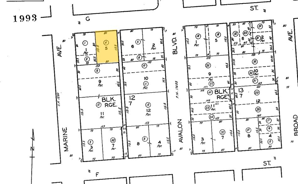 120 W G St, Wilmington, CA à louer - Plan cadastral – Image 2 sur 2