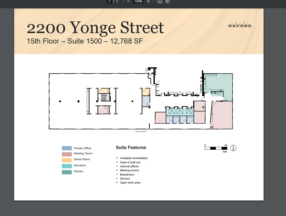 2200 Yonge St, Toronto, ON à louer Plan d’étage– Image 1 sur 1