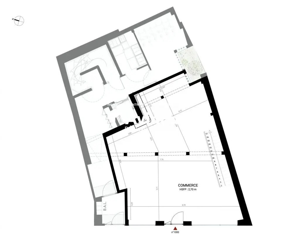 Bureau dans Paris à louer Plan d’étage– Image 1 sur 3