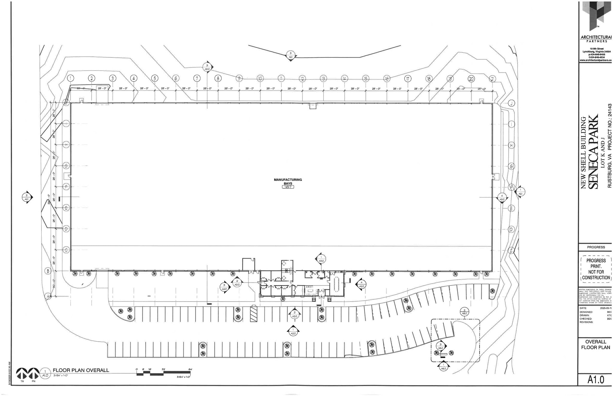 Seneca Commerce Park-1, Rustburg, VA à louer Plan d’étage– Image 1 sur 1