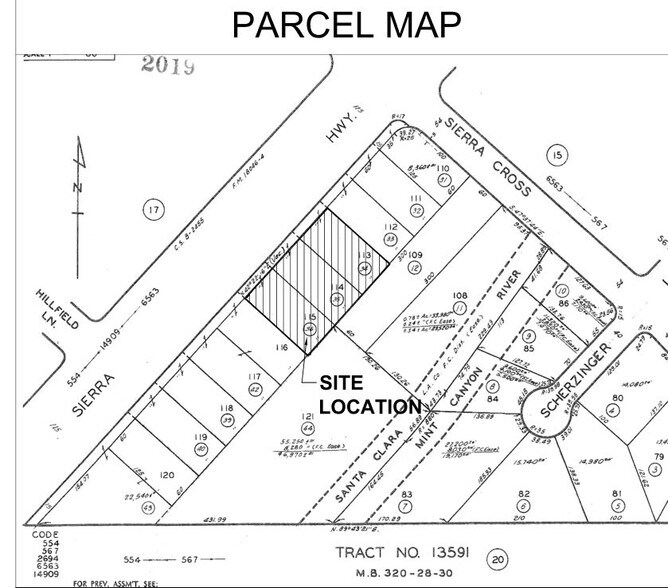 17718 Sierra Hwy, Canyon Country, CA à louer - Plan cadastral – Image 2 sur 2