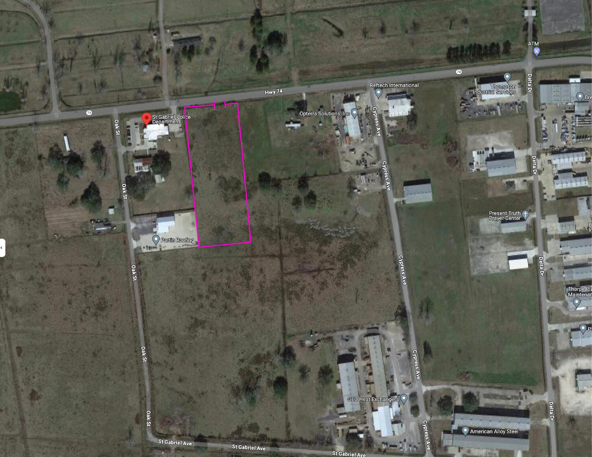 6926 Highway 74, Saint Gabriel, LA à vendre Aérien– Image 1 sur 2
