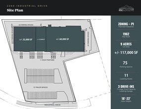 2260 Industrial Dr, Bethlehem, PA à louer Plan de site– Image 1 sur 1