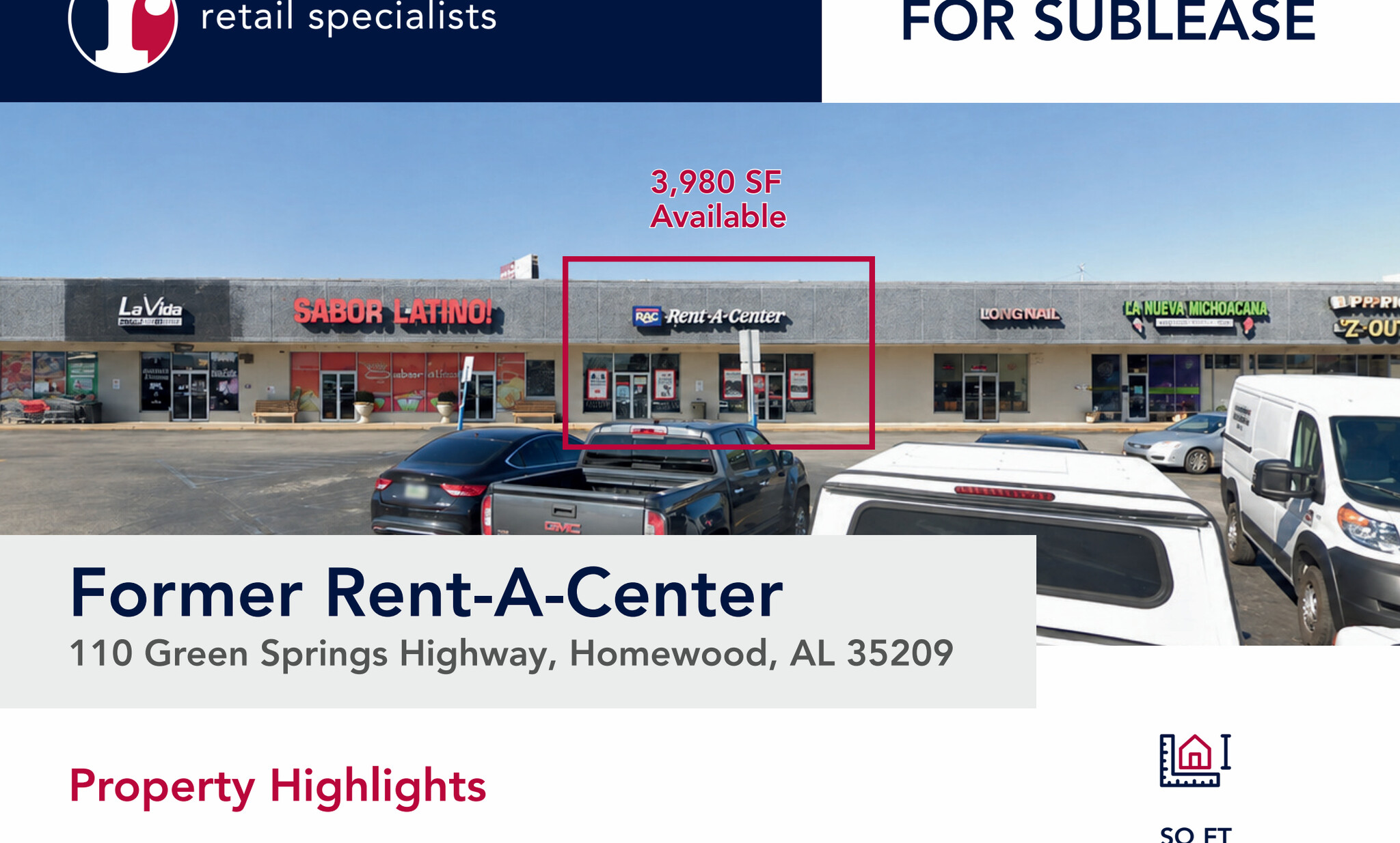 100-130 Green Springs Hwy, Birmingham, AL à louer Photo de l’immeuble– Image 1 sur 1