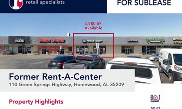 100-130 Green Springs Hwy, Birmingham, AL à louer Photo de l’immeuble– Image 1 sur 1