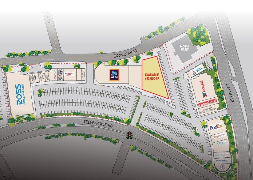 4687-4731 Telephone Rd, Ventura, CA à louer - Plan de site – Image 3 sur 10