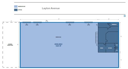 801 W Layton Ave, Salt Lake City, UT à louer Plan d’étage– Image 2 sur 3