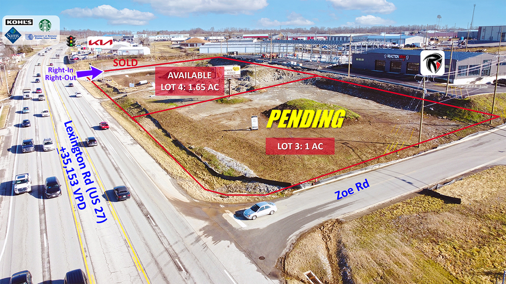 3060 Lexington Rd, Nicholasville, KY à vendre - Aérien – Image 3 sur 8