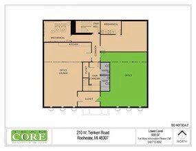 210 W Tienken Rd, Rochester Hills, MI à louer Plan d’étage– Image 1 sur 1