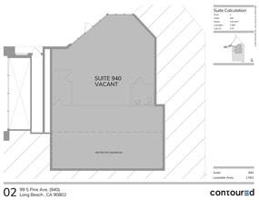 95 S Pine Ave, Long Beach, CA à louer Plan de site– Image 2 sur 2