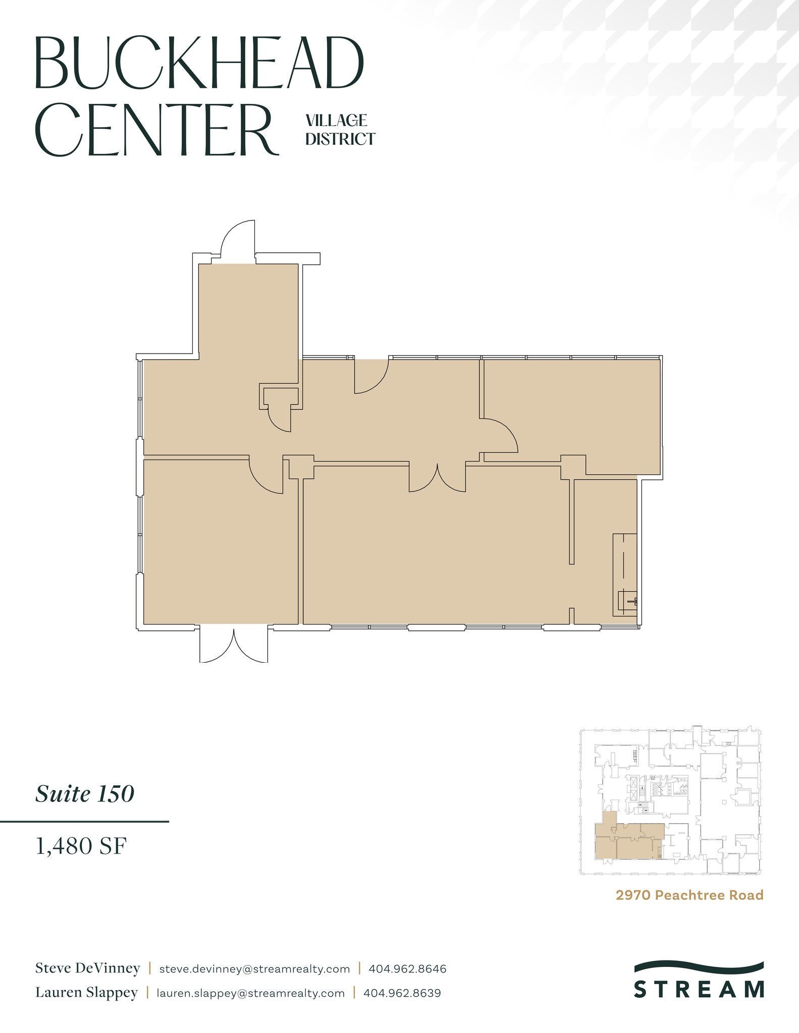 2970 Peachtree Rd NW, Atlanta, GA à louer Plan de site– Image 1 sur 1