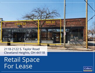 Plus de détails pour 2114-2122 S Taylor Rd, Cleveland Heights, OH - Local commercial à louer