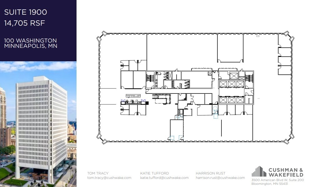 100 Washington Ave S, Minneapolis, MN à louer Plan d’étage– Image 1 sur 1