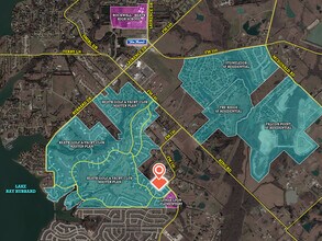 FM 740 South, Heath, TX - Vue aérienne  vue de carte