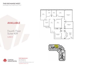 1414 Raleigh Rd, Chapel Hill, NC à louer Plan d’étage– Image 1 sur 1