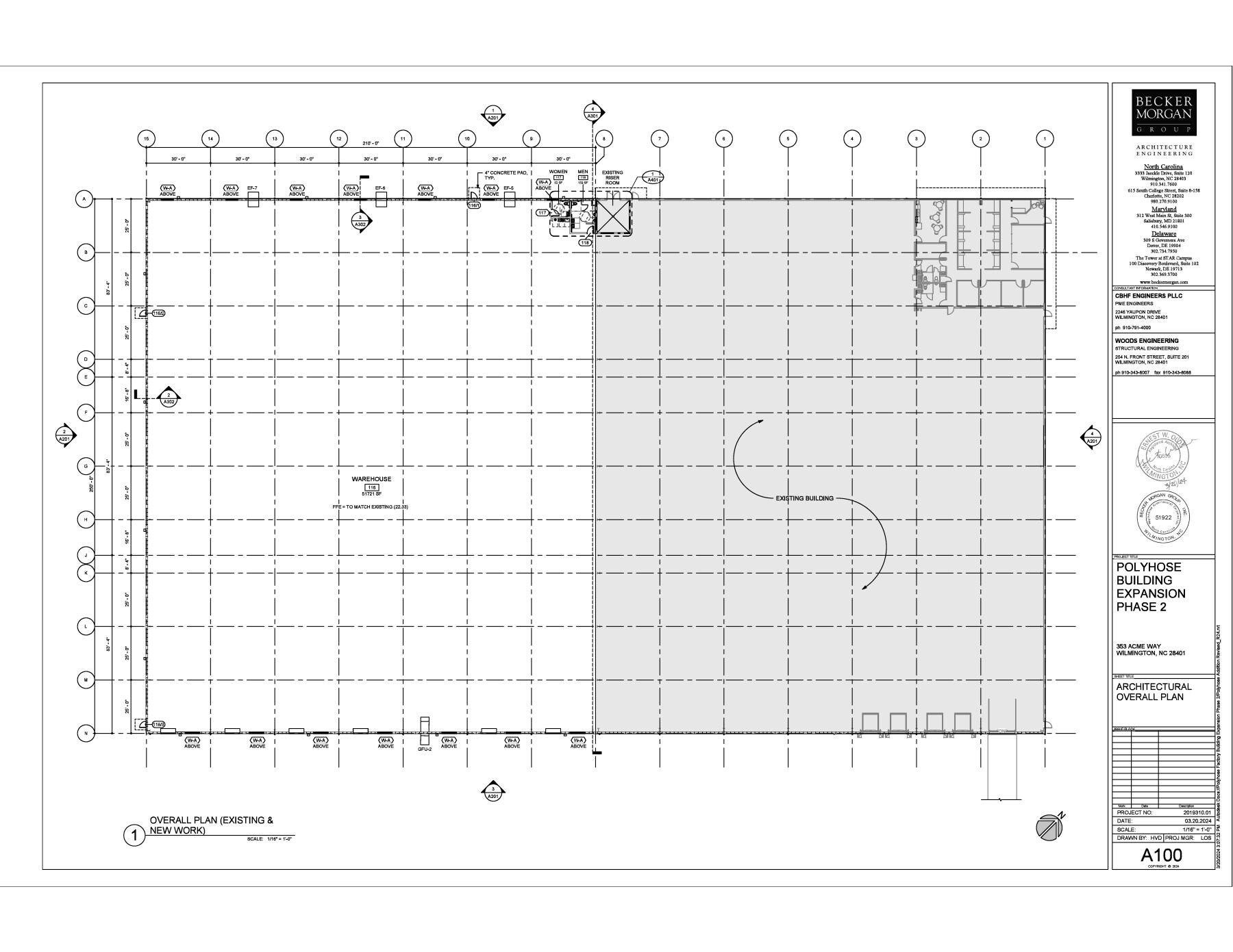 353 Acme Way, Wilmington, NC à louer Plan de site– Image 1 sur 2