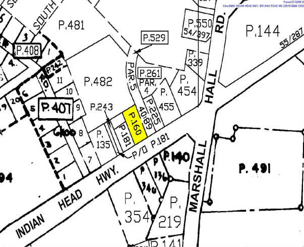 6960-6964 Indian Head Hwy, Bryans Road, MD à vendre - Plan cadastral – Image 2 sur 4