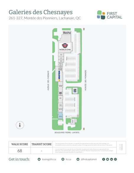327 Montée des Pionniers, Terrebonne, QC à louer - Plan de site – Image 3 sur 5